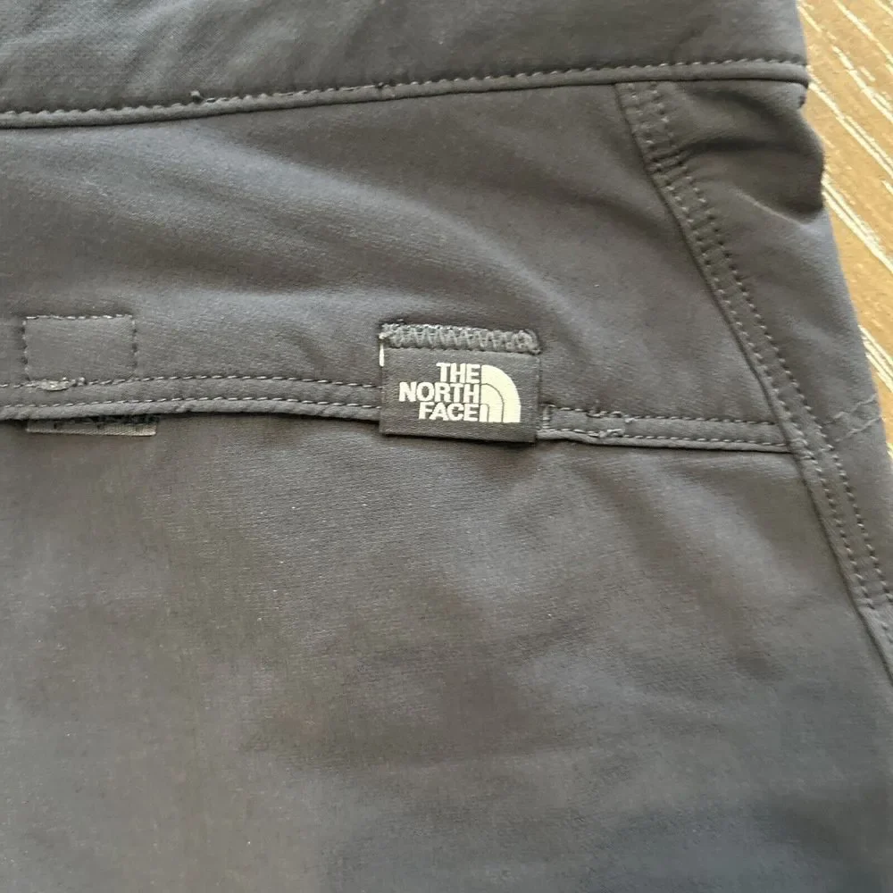 North Face Mens‎ Shorts Size 40 Gray Slash Pockets Belted Camping Hiking Outdoor